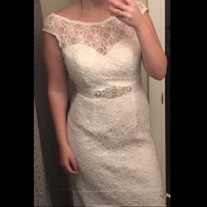 Ivory Floor Length Gown